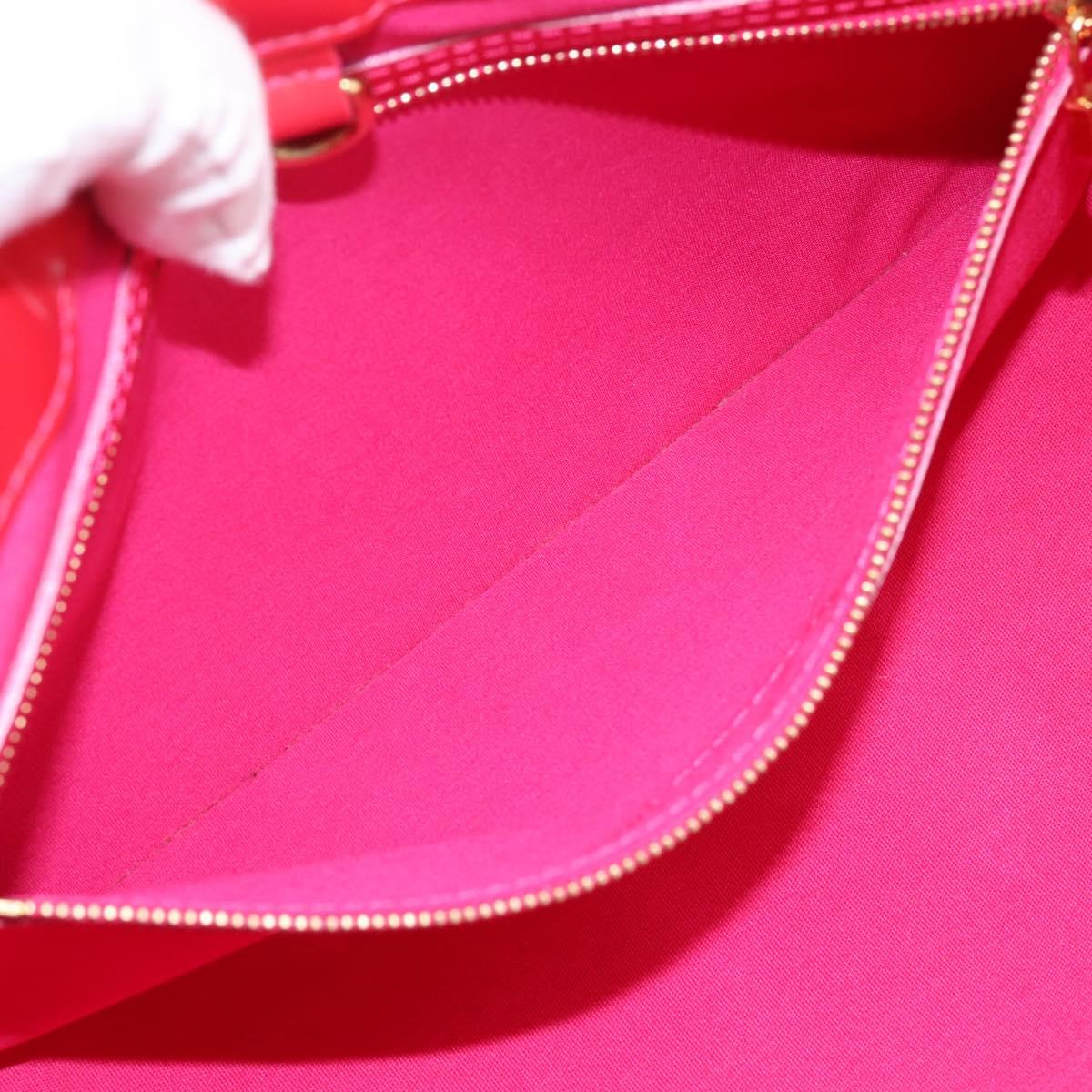 LOUIS VUITTON Monogram Vernis Wilshire PM Bag Rose Pop M93643 LV Auth 203774A