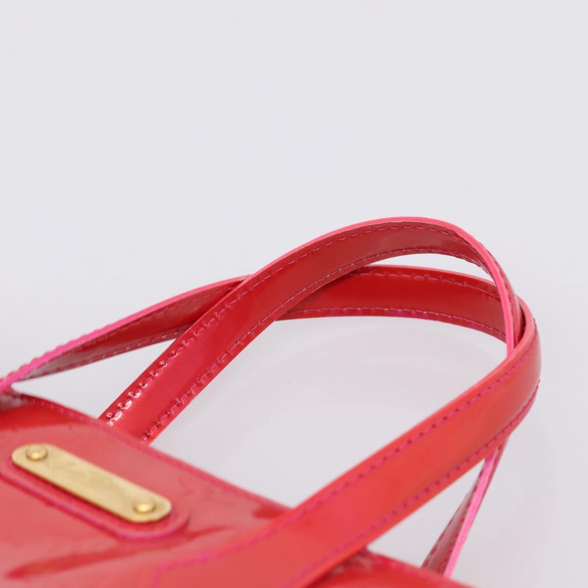 LOUIS VUITTON Monogram Vernis Wilshire PM Bag Rose Pop M93643 LV Auth 203774A