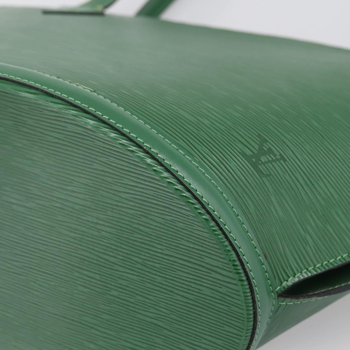 LOUIS VUITTON Epi Saint Jacques Shopping Bag Green M52274 LV Auth 203777