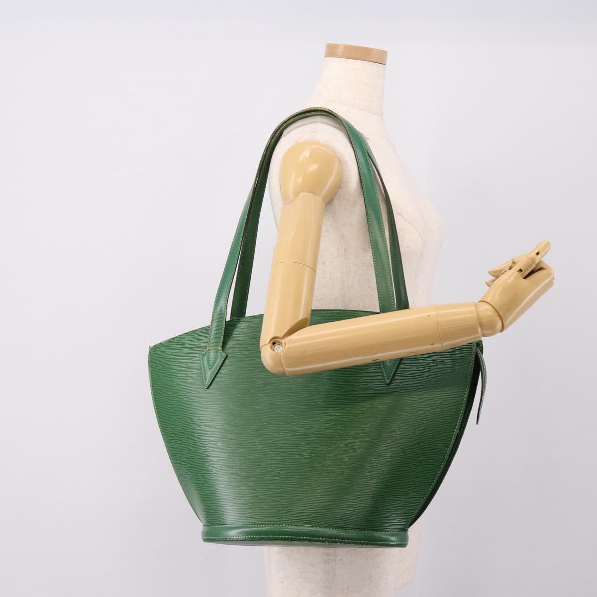 LOUIS VUITTON Epi Saint Jacques Shopping Bag Green M52274 LV Auth 203777