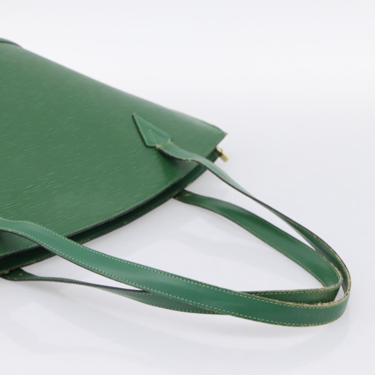 LOUIS VUITTON Epi Saint Jacques Shopping Bag Green M52274 LV Auth 203777