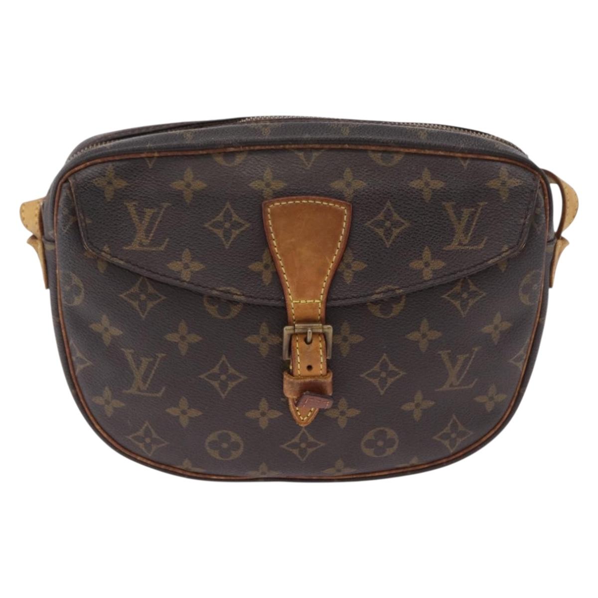 LOUIS VUITTON Monogram Jeune Fille MM Shoulder Bag M51226 LV Auth 203779