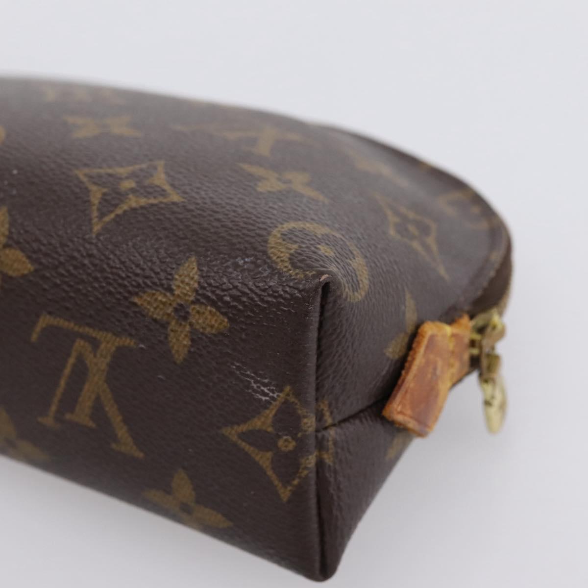 LOUIS VUITTON Monogram Pochette Cosmetic PM Pouch M43998 LV Auth 203781