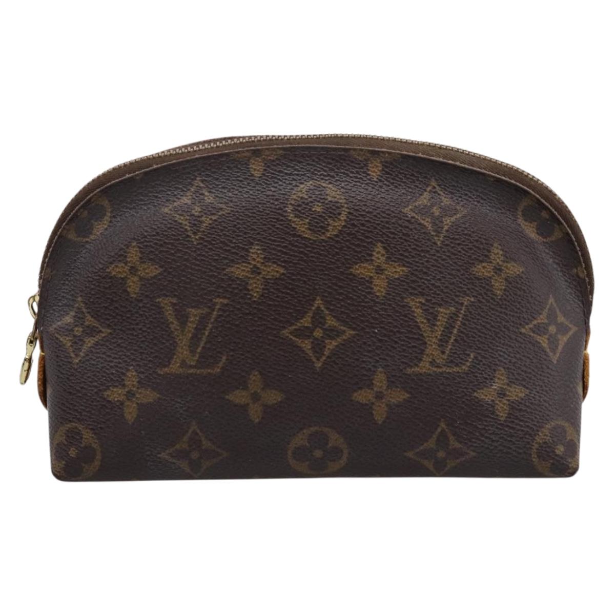 LOUIS VUITTON Monogram Pochette Cosmetic PM Pouch M43998 LV Auth 203781
