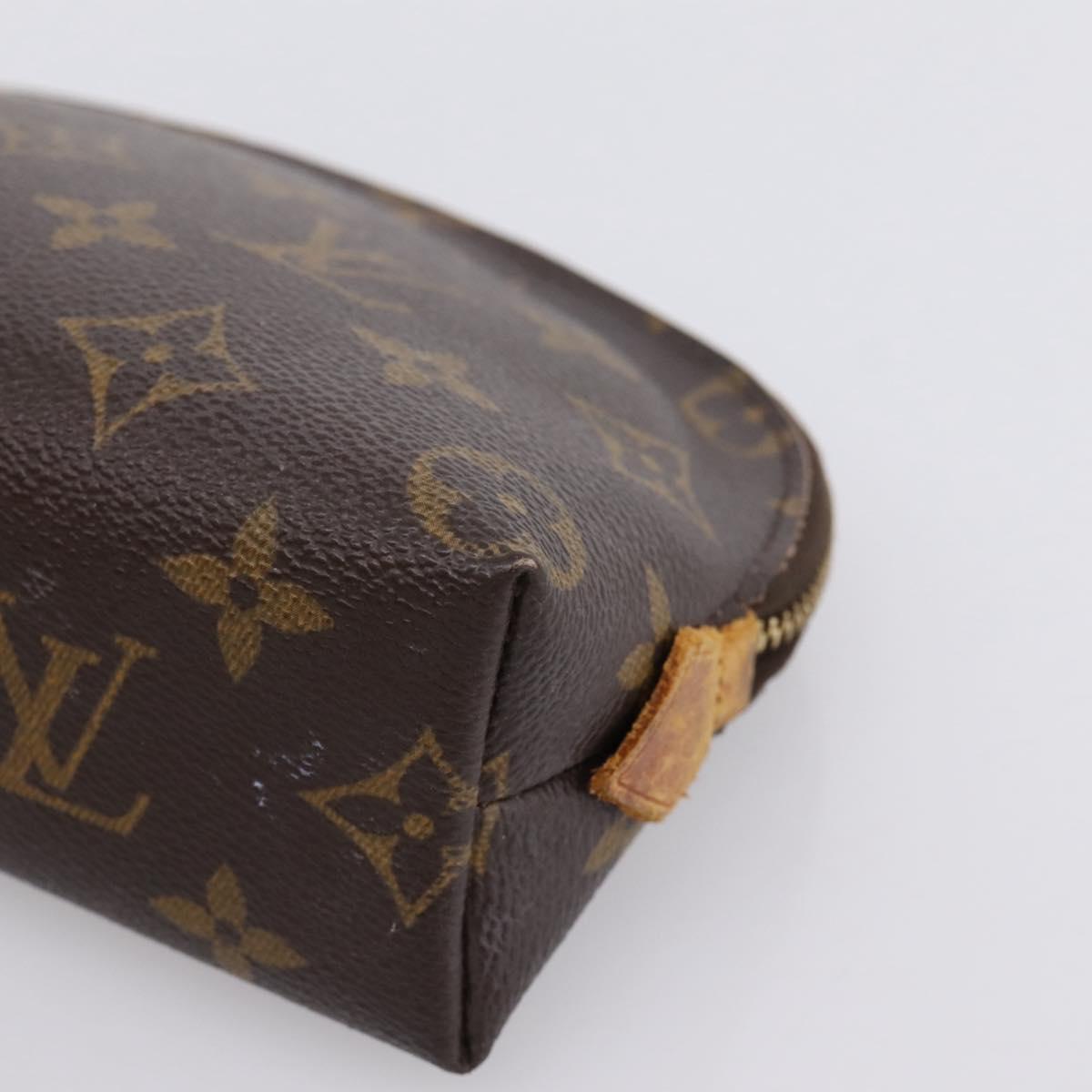 LOUIS VUITTON Monogram Pochette Cosmetic PM Pouch M43998 LV Auth 203781