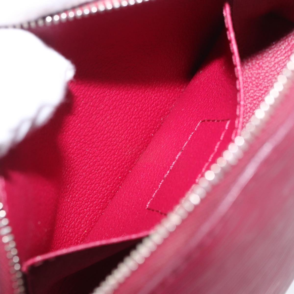 LOUIS VUITTON Epi Pochette Cosmetic PM Cosmetic Pouch Fuchsia M40641 Auth 203785
