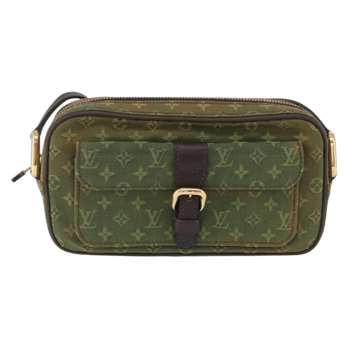 LOUIS VUITTON Monogram Mini Juliet MM Shoulder Bag Khaki M92218 LV Auth 203796