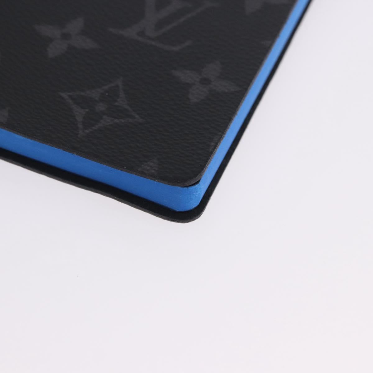 LOUIS VUITTON Monogram Eclipse Notebook Black LV Auth 203803