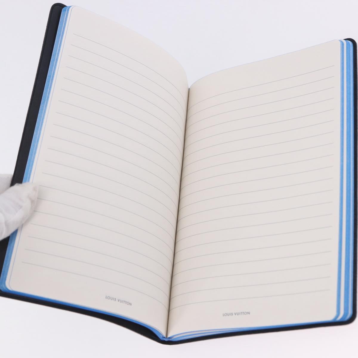LOUIS VUITTON Monogram Eclipse Notebook Black LV Auth 203803