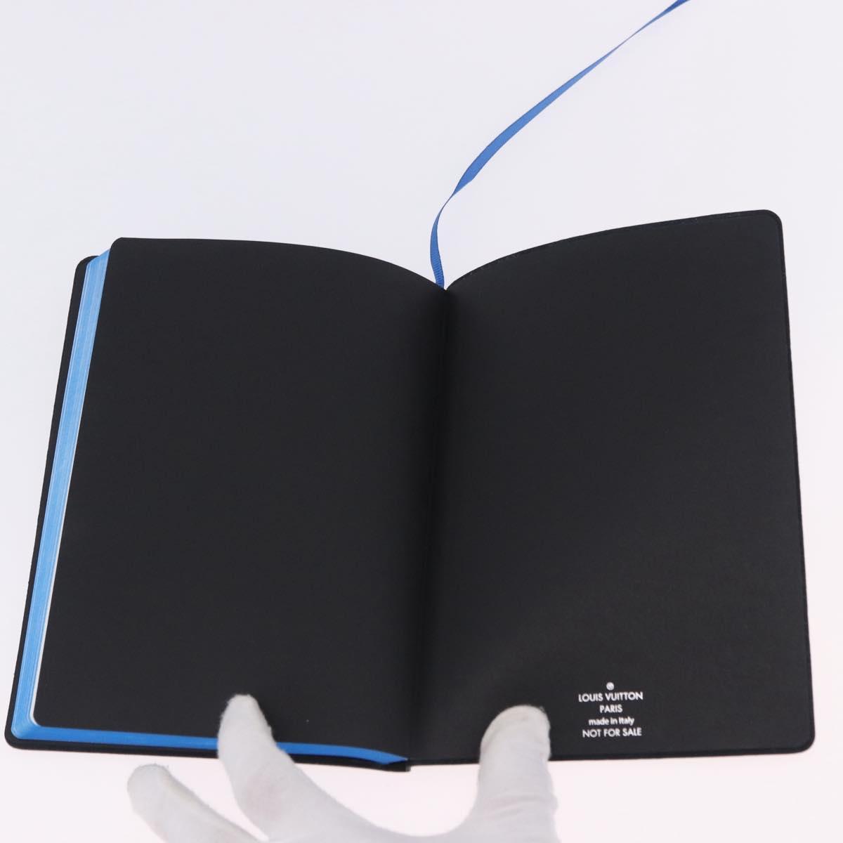 LOUIS VUITTON Monogram Eclipse Notebook Black LV Auth 203803