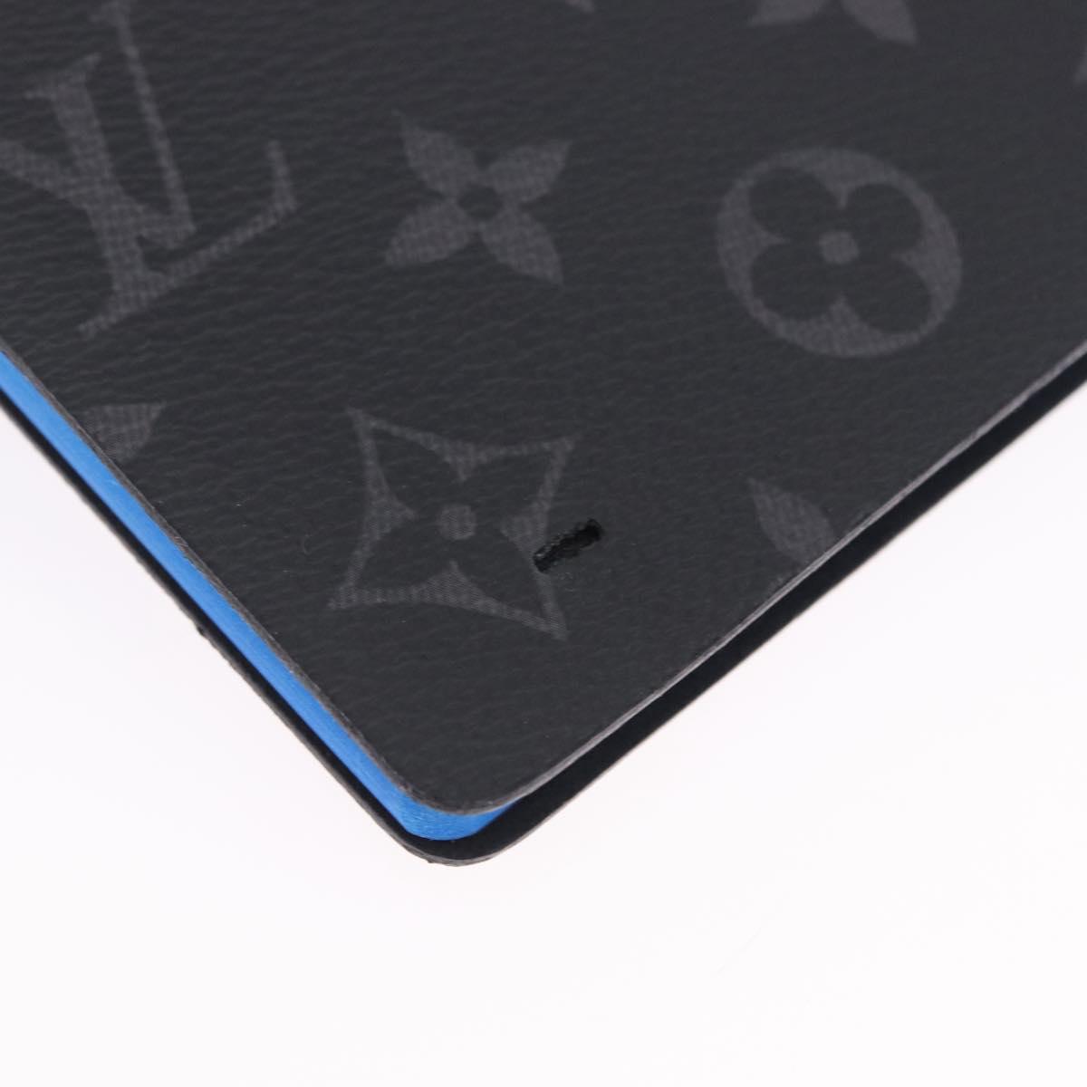 LOUIS VUITTON Monogram Eclipse Notebook Black LV Auth 203803