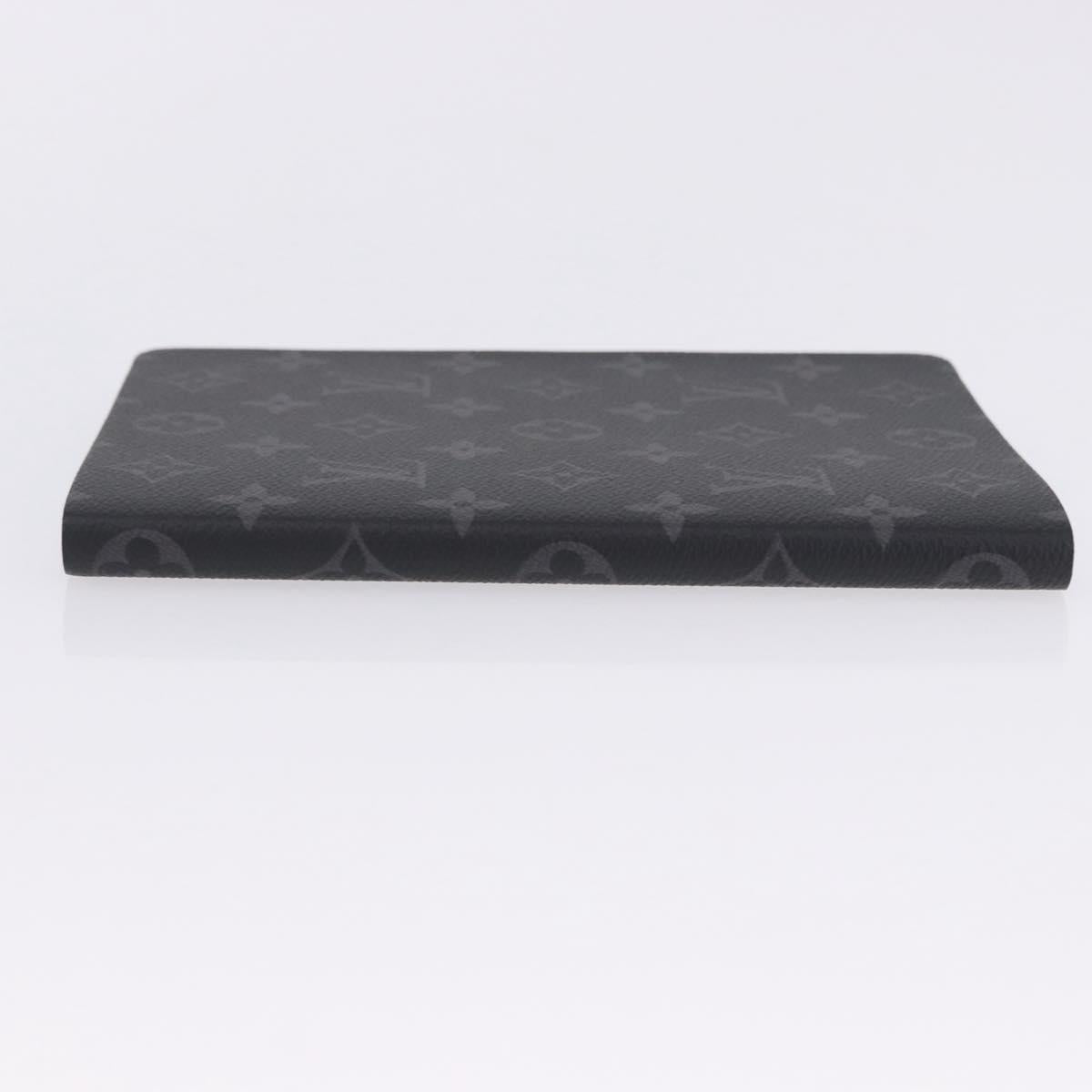 LOUIS VUITTON Monogram Eclipse Notebook Black LV Auth 203803