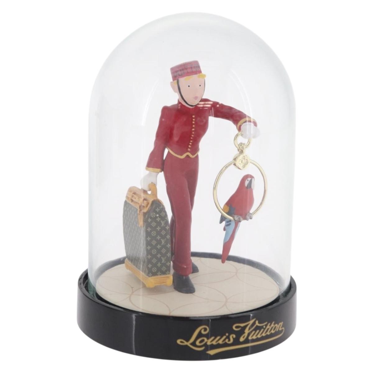 LOUIS VUITTON Bellboy Snow Globe Glass Clear M99551 LV Auth 203805