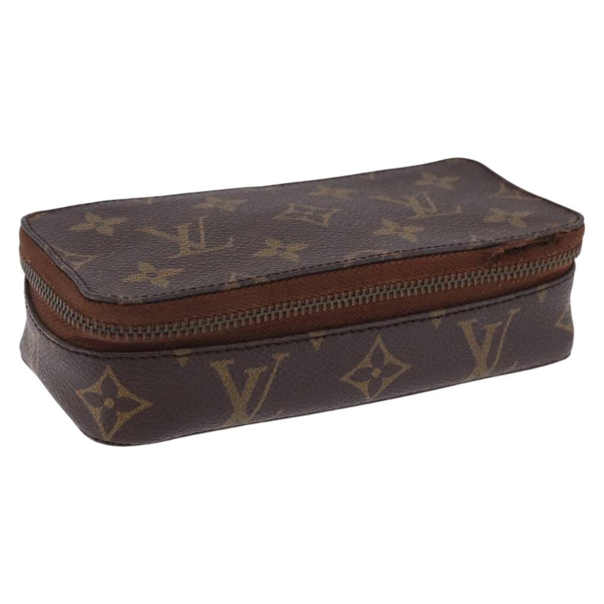 LOUIS VUITTON Monogram Posh Monte Carlo Jewelry Box M47350 LV Auth 203809