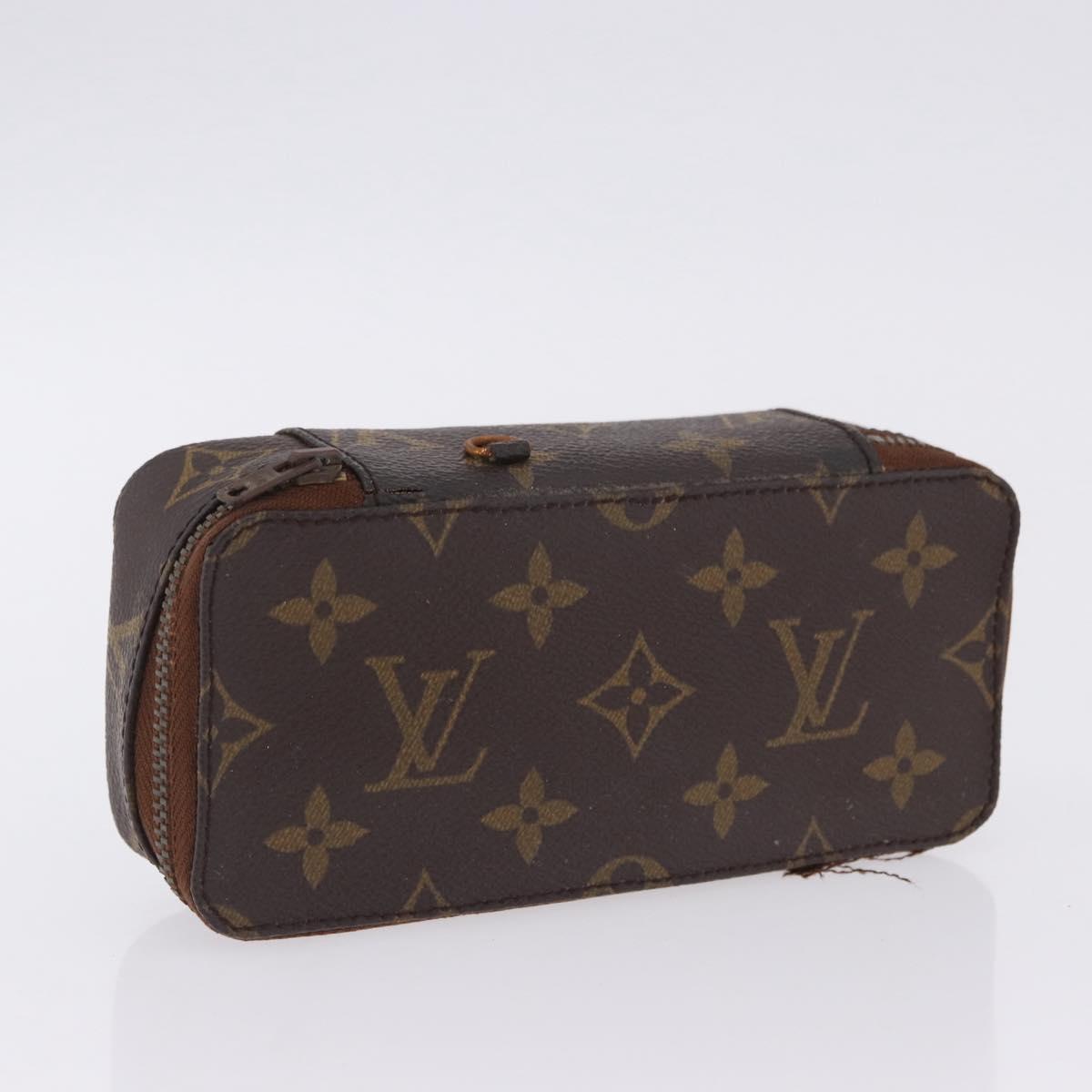 LOUIS VUITTON Monogram Posh Monte Carlo Jewelry Box M47350 LV Auth 203809