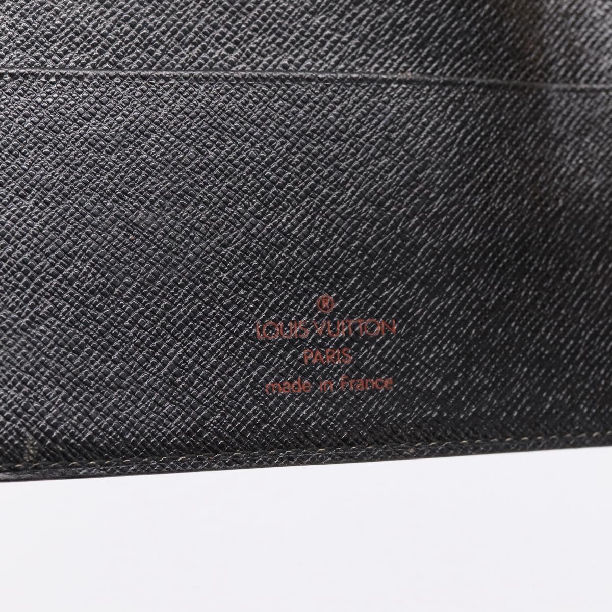 LOUIS VUITTON Epi Agenda MM Day Planner Cover Blue R20055 LV Auth 203811