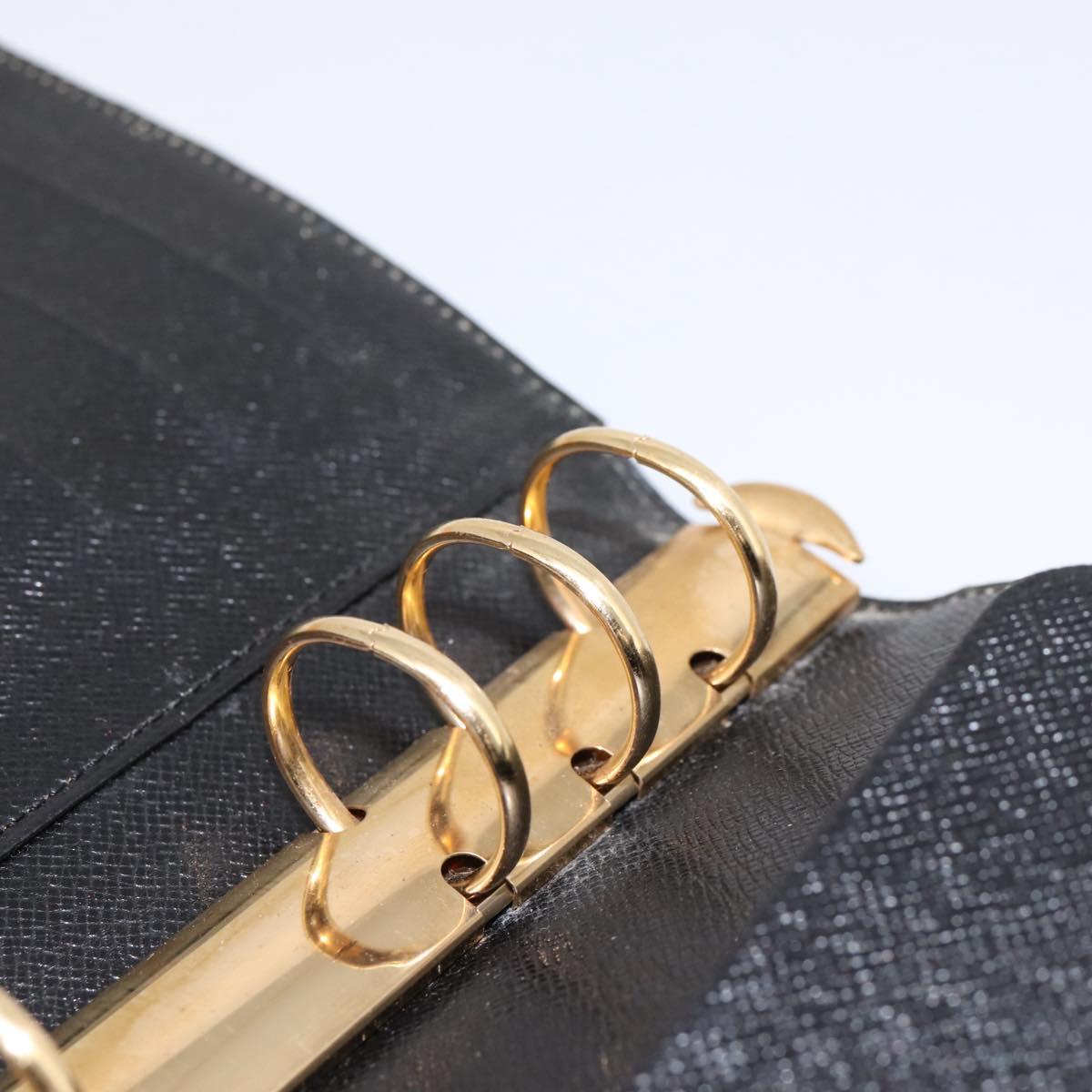 LOUIS VUITTON Epi Agenda MM Day Planner Cover Blue R20055 LV Auth 203811