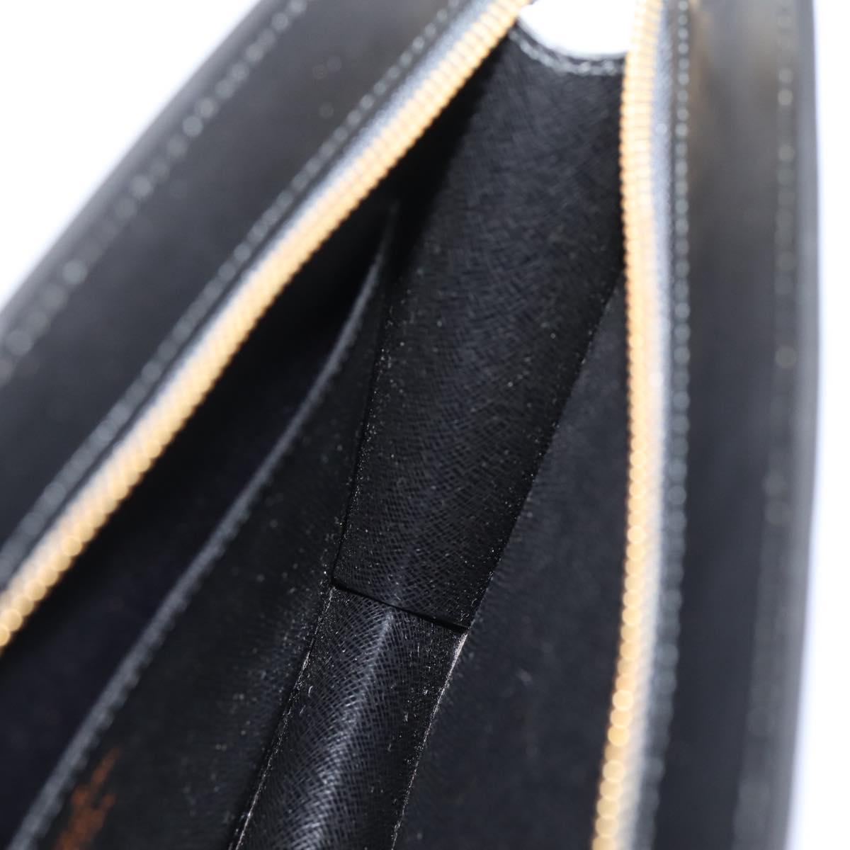 LOUIS VUITTON Epi Pochette Homme Clutch Bag Black M52522 LV Auth 203818A
