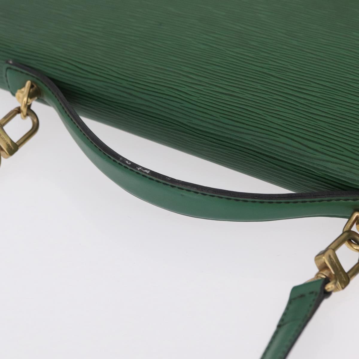 LOUIS VUITTON Epi Serviette Conseiller Briefcase Green M54424 LV Auth 203837
