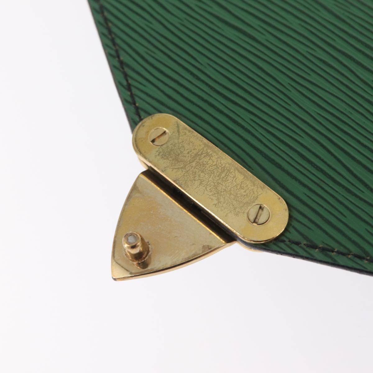 LOUIS VUITTON Epi Serviette Conseiller Briefcase Green M54424 LV Auth 203837