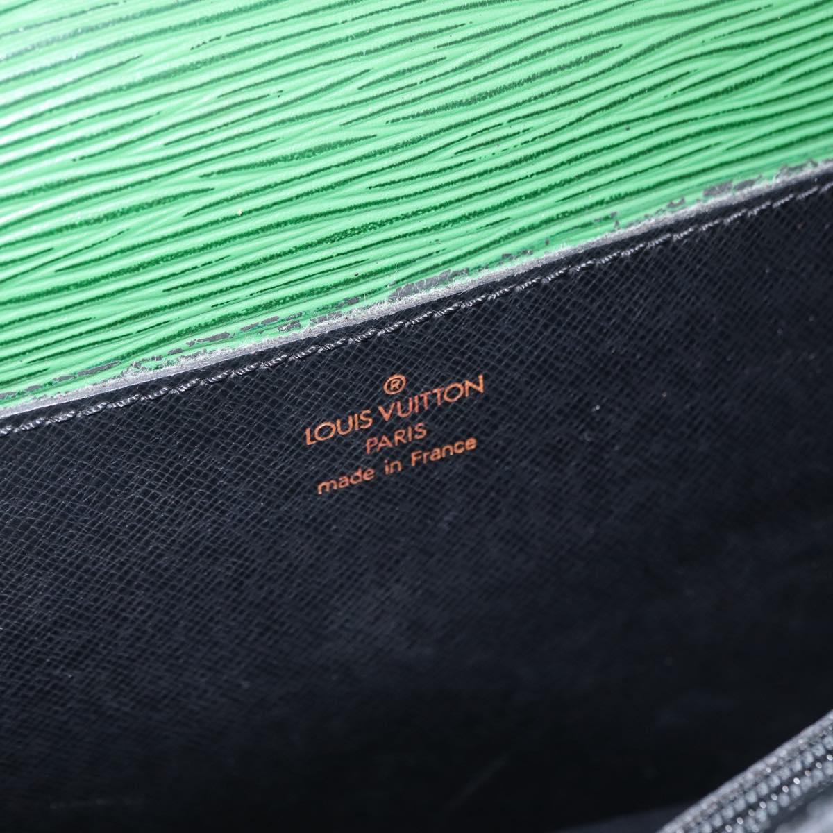 LOUIS VUITTON Epi Serviette Conseiller Briefcase Green M54424 LV Auth 203837