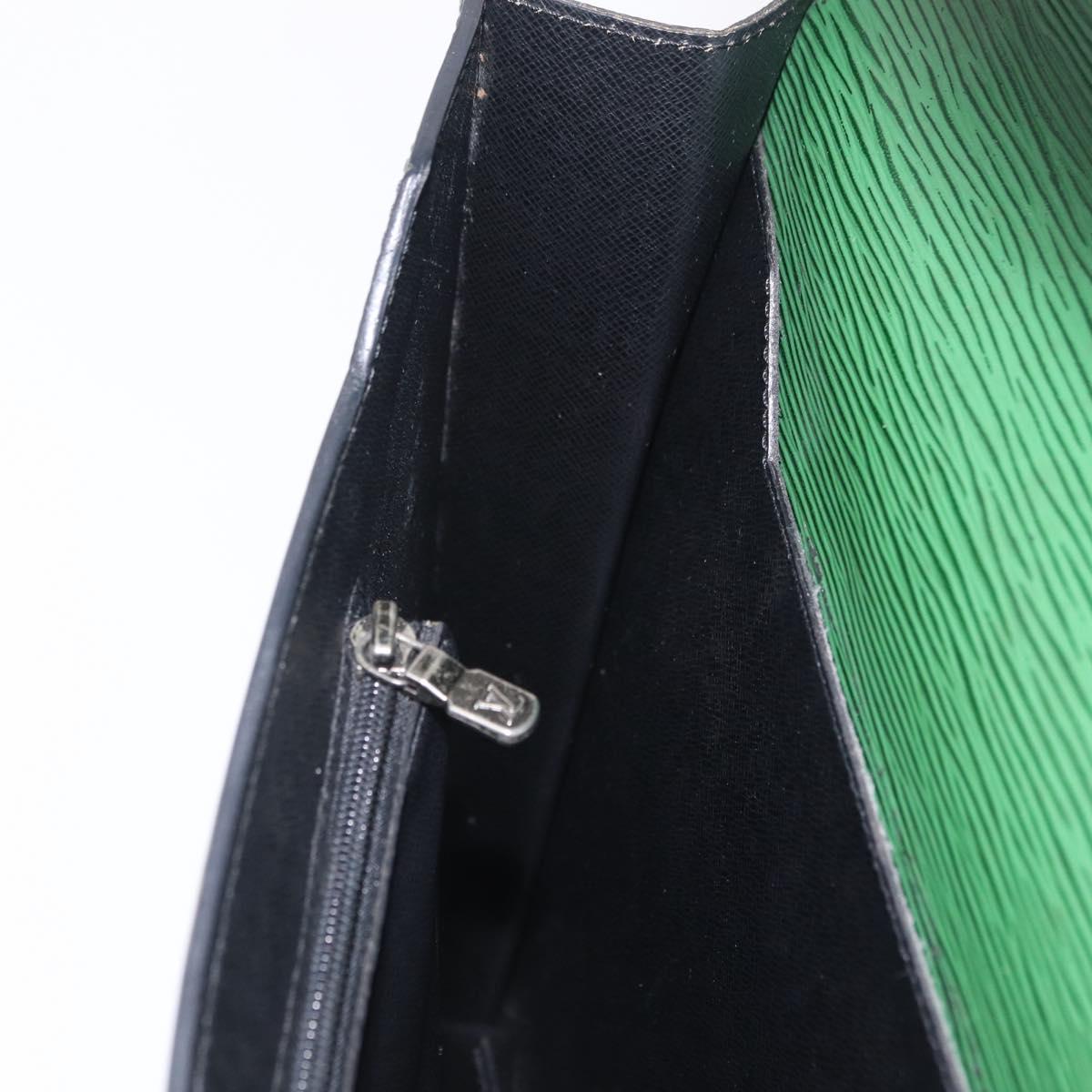 LOUIS VUITTON Epi Serviette Conseiller Briefcase Green M54424 LV Auth 203837