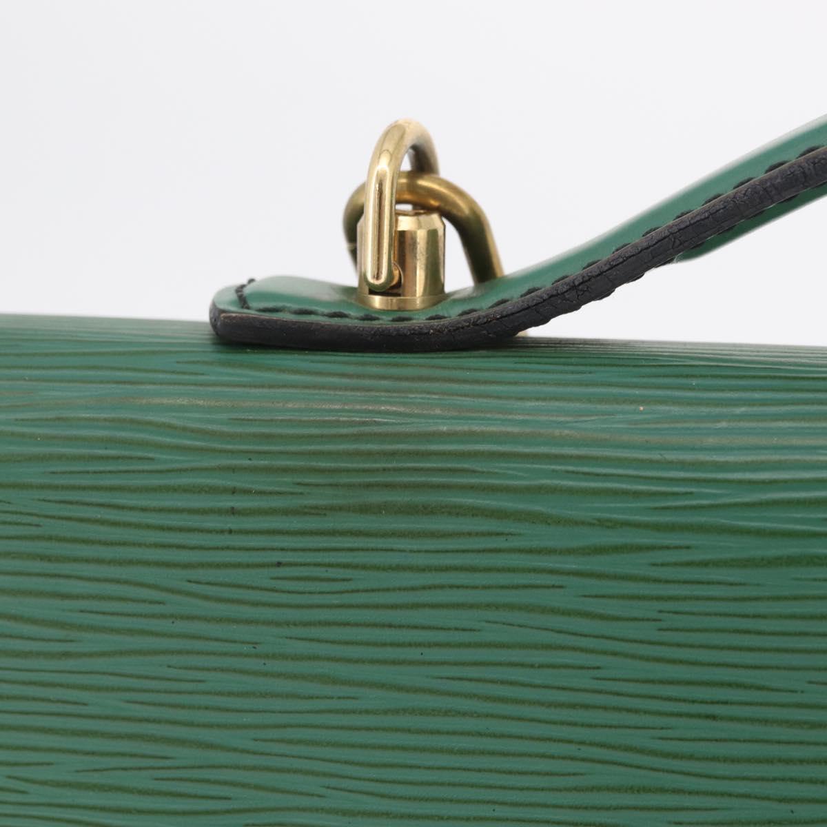 LOUIS VUITTON Epi Serviette Conseiller Briefcase Green M54424 LV Auth 203837