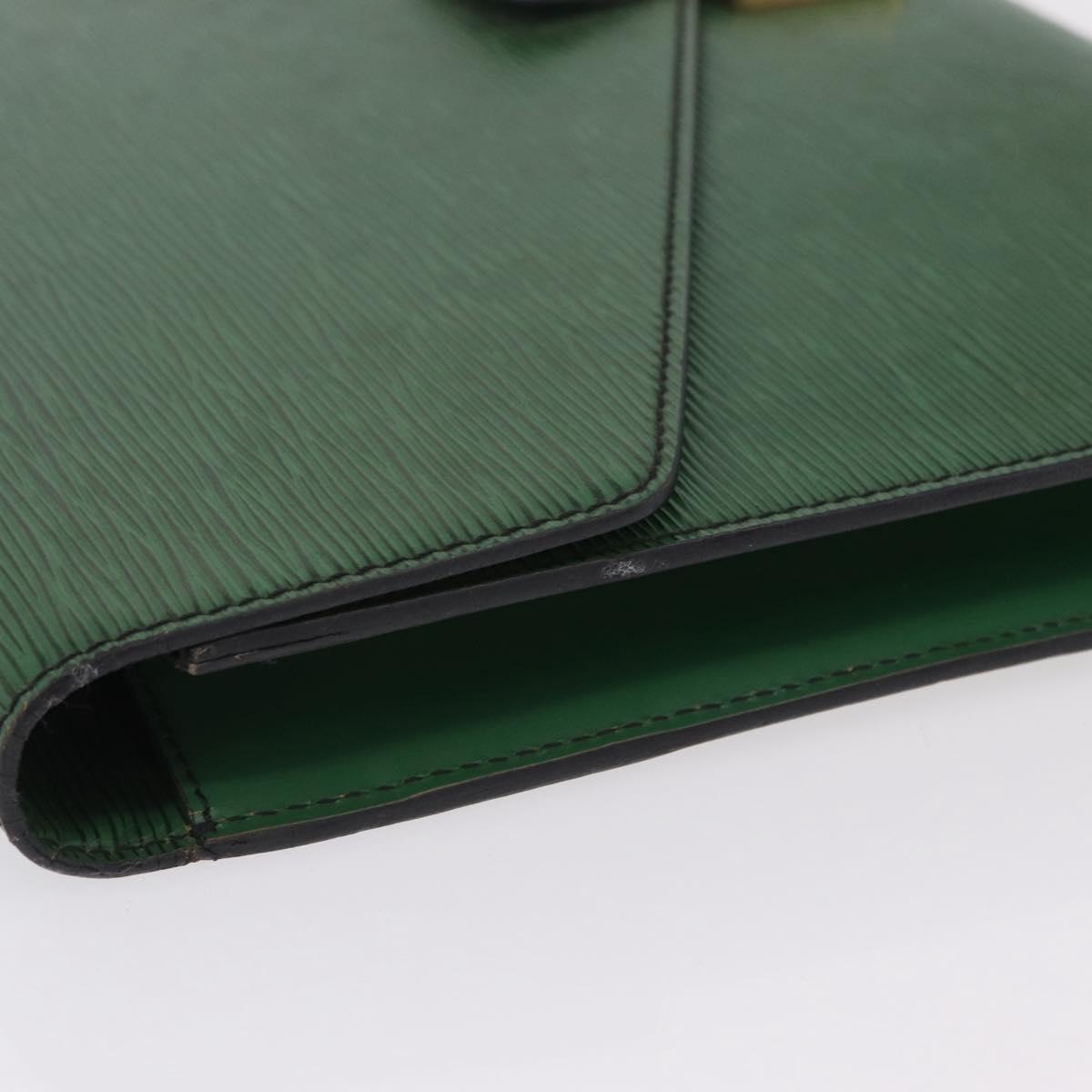 LOUIS VUITTON Epi Serviette Conseiller Briefcase Green M54424 LV Auth 203837