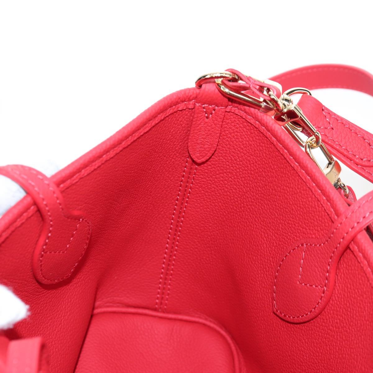 LOUIS VUITTON Monogram denim Neverful Inside Out Bag Blue M14997 Auth 203843SM