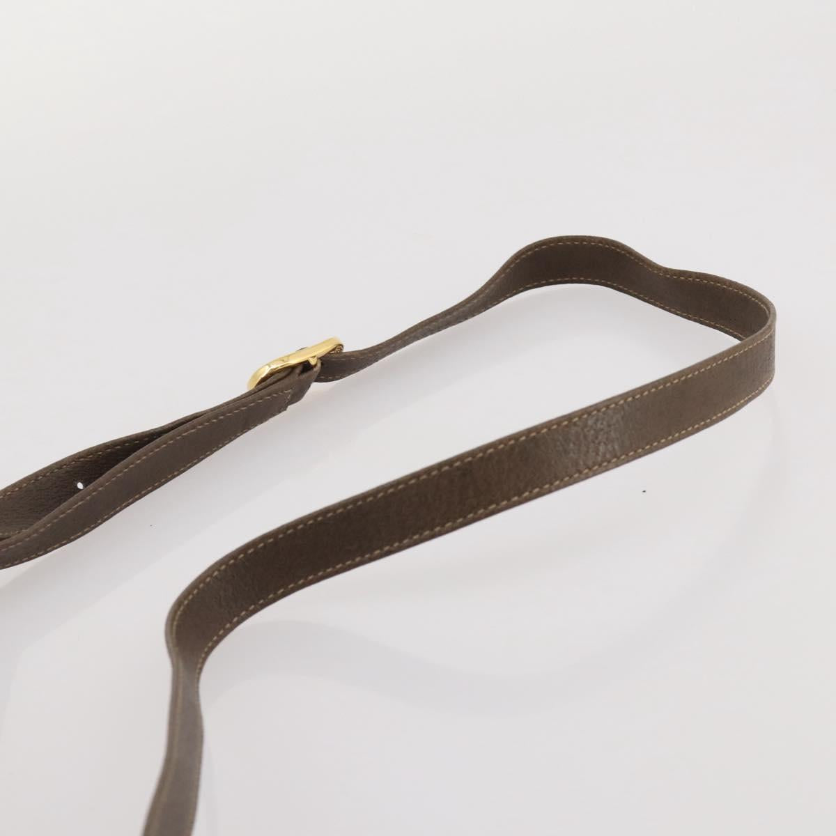 GUCCI GG Supreme Web Sherry Line Bag PVC Beige Gold 116 02 076 Auth 203846