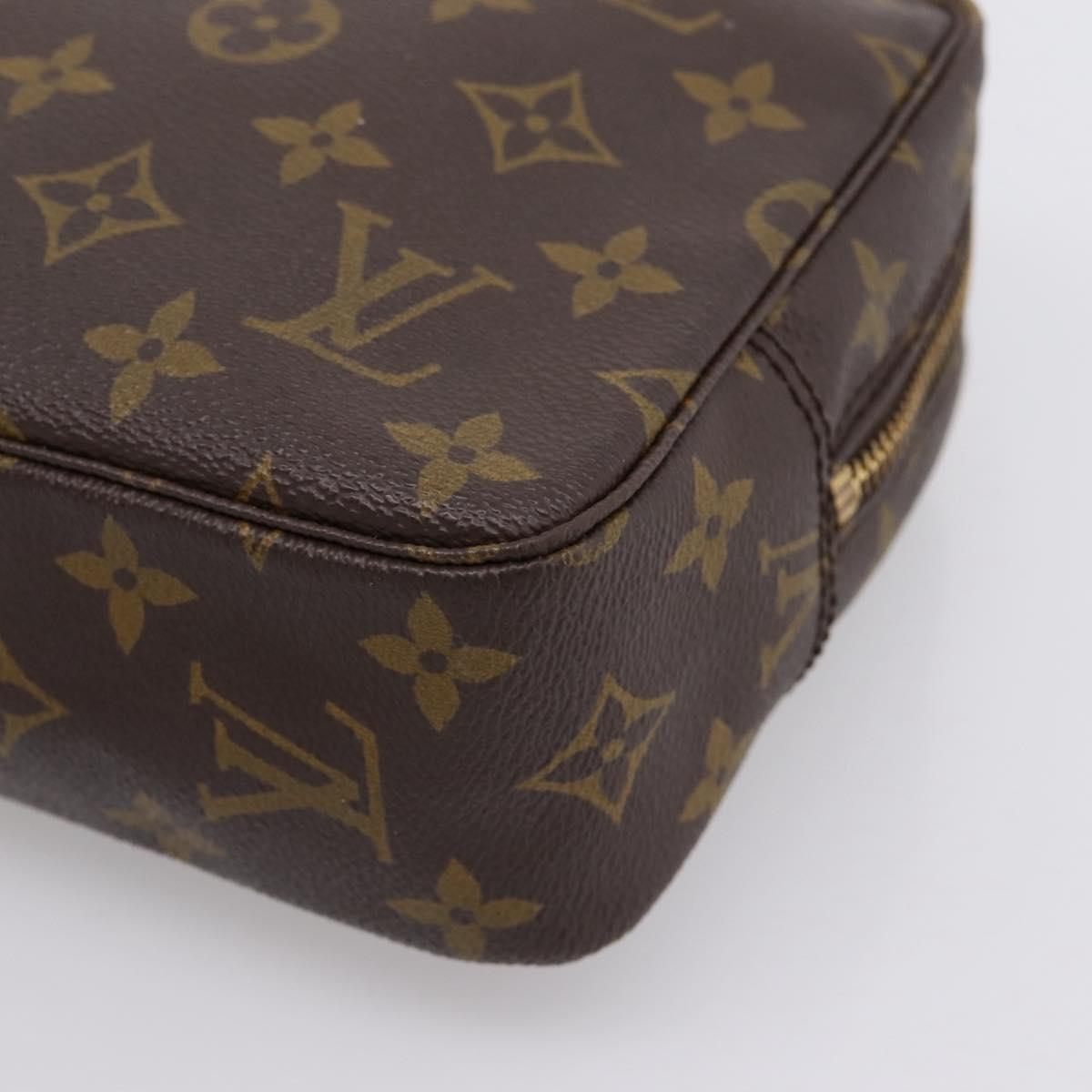 LOUIS VUITTON Monogram Trousse Toilette 23 Clutch Bag M47524 LV Auth 203847