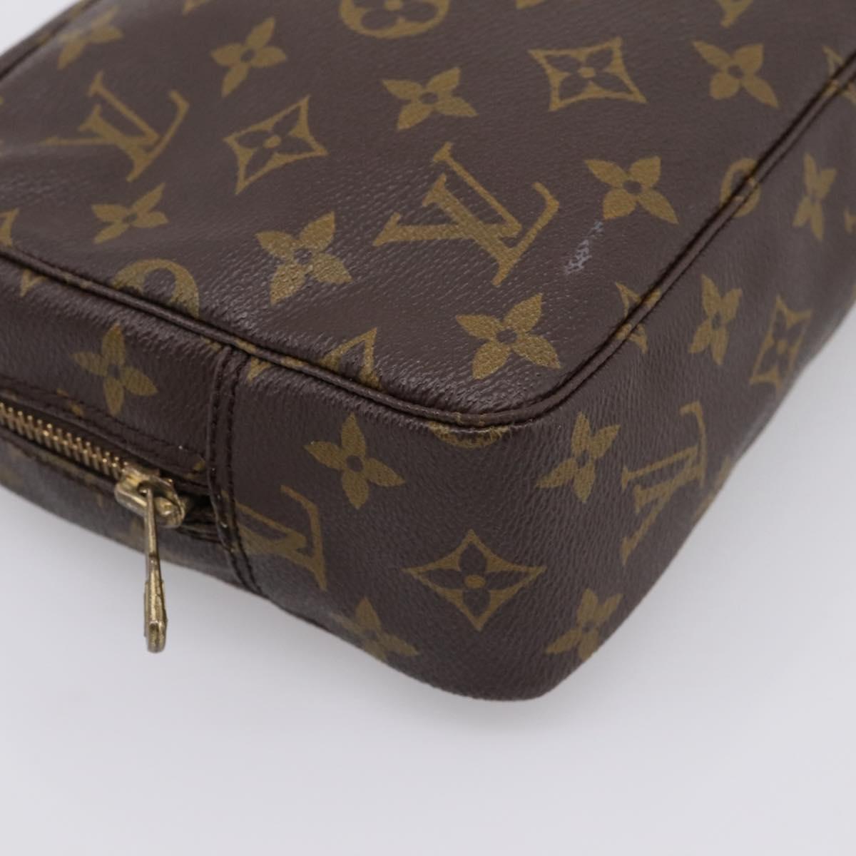 LOUIS VUITTON Monogram Trousse Toilette 23 Clutch Bag M47524 LV Auth 203847