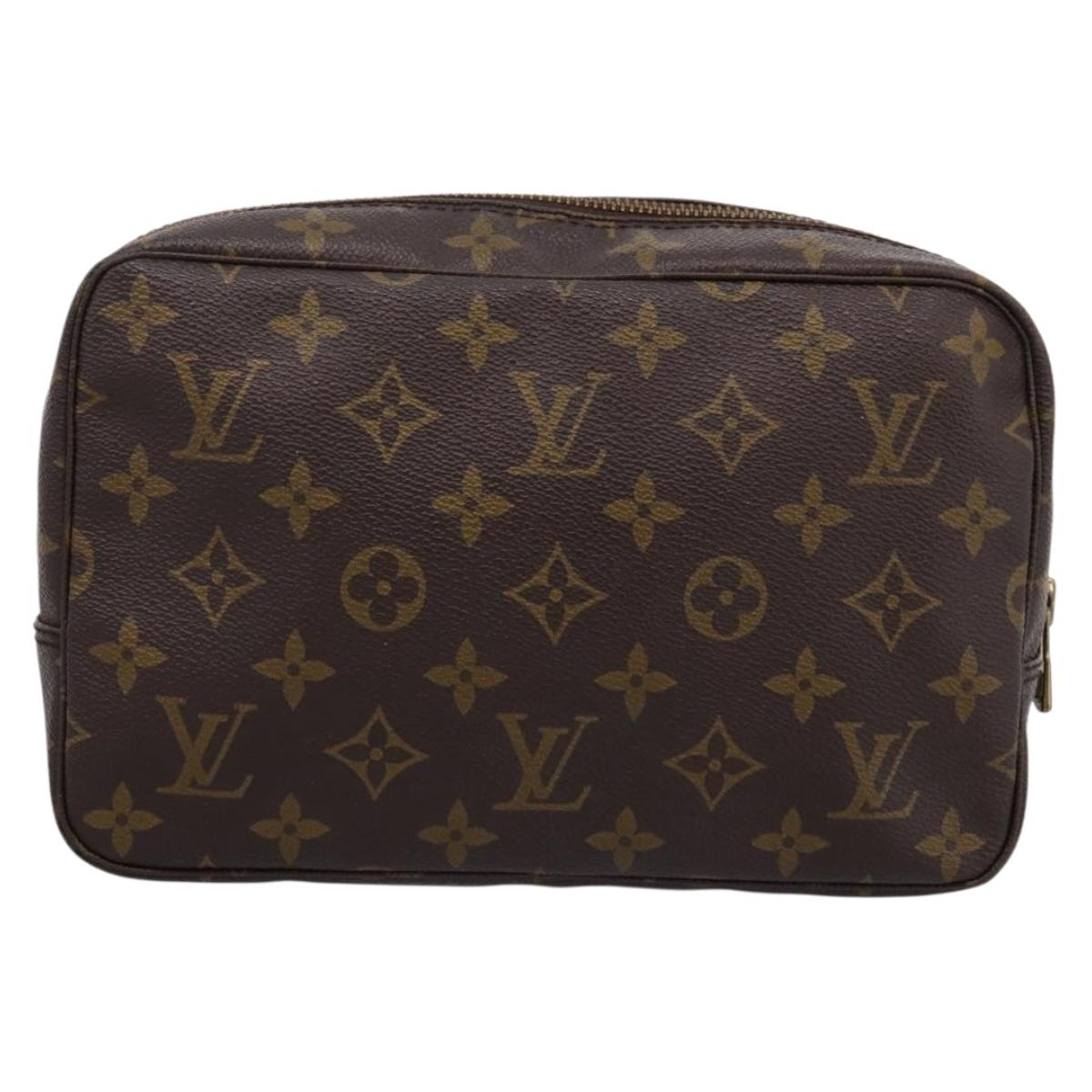 LOUIS VUITTON Monogram Trousse Toilette 23 Clutch Bag M47524 LV Auth 203847