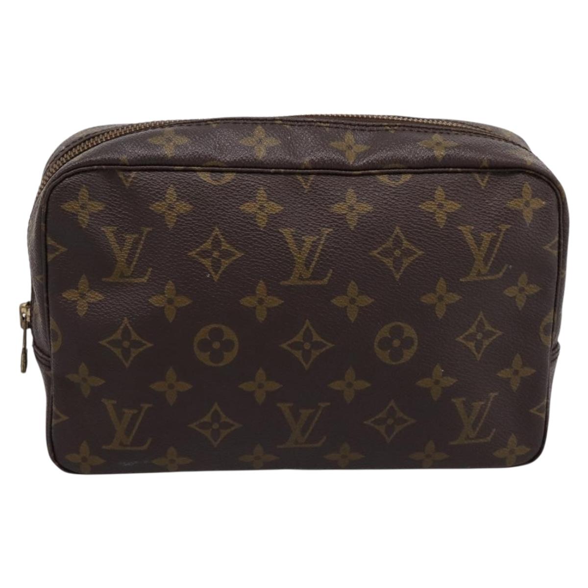 LOUIS VUITTON Monogram Trousse Toilette 23 Clutch Bag M47524 LV Auth 203847