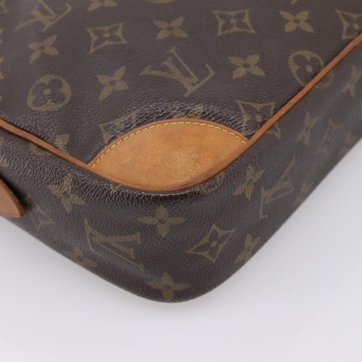 LOUIS VUITTON Monogram Compiegne 28 Clutch Bag M51845 LV Auth 203850