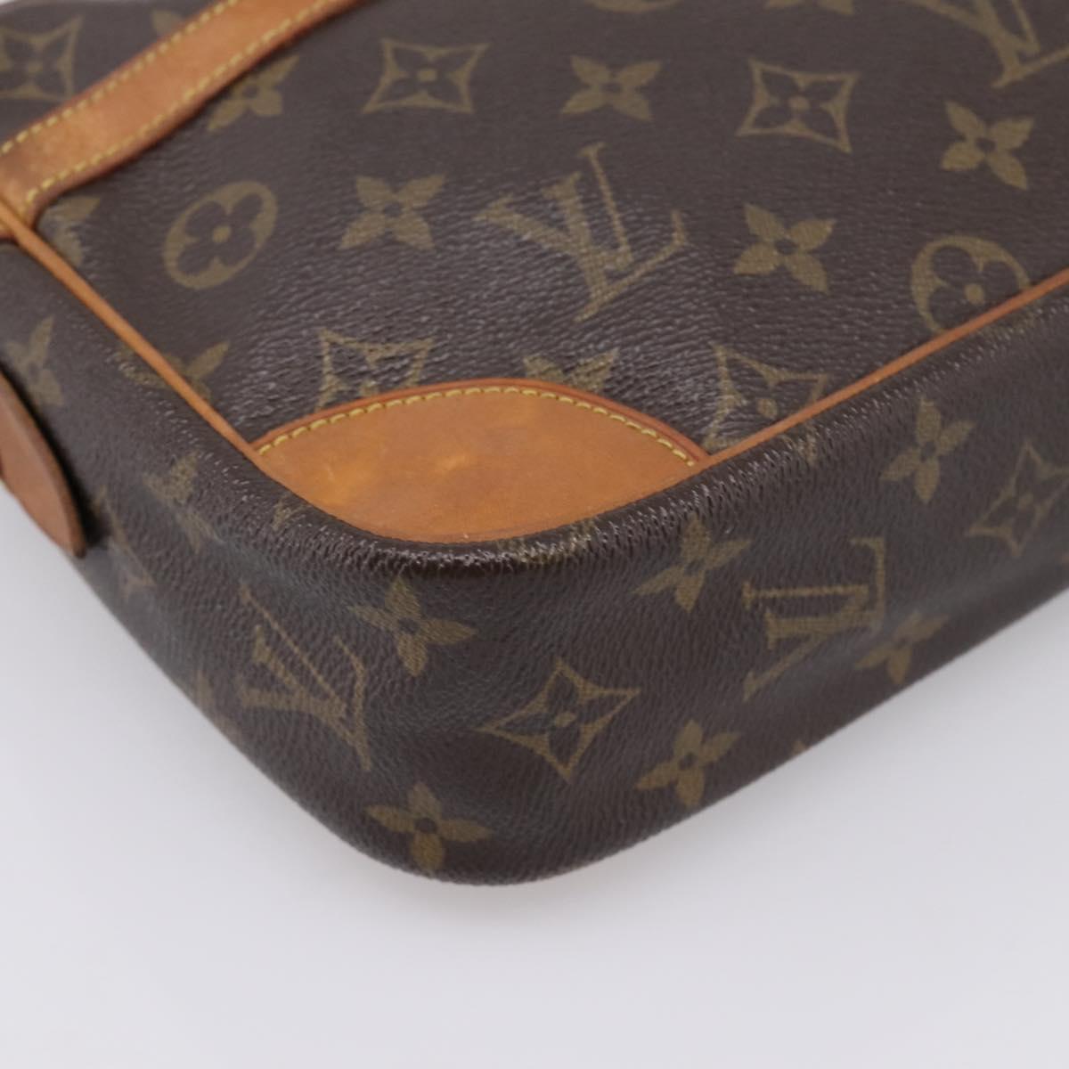 LOUIS VUITTON Monogram Compiegne 28 Clutch Bag M51845 LV Auth 203850