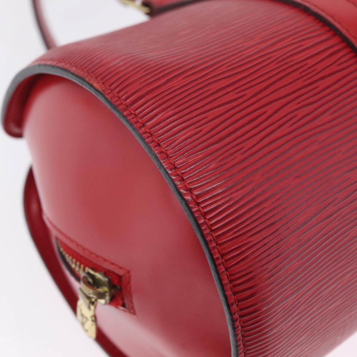 LOUIS VUITTON Epi Soufflot Hand Bag Red M52227 LV Auth 203851V
