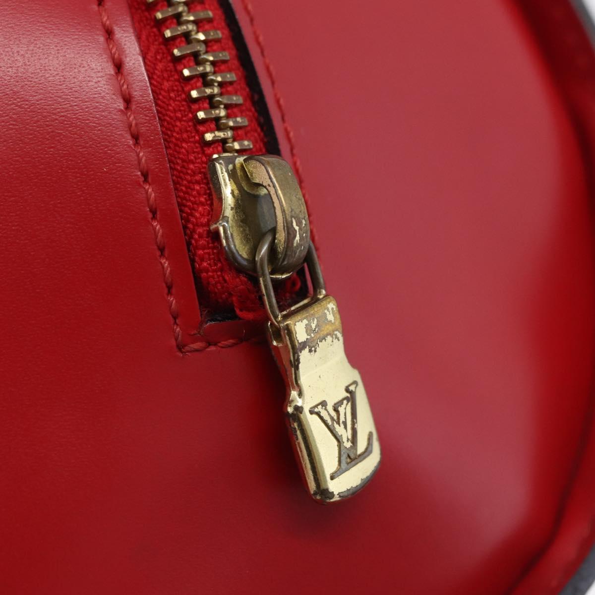 LOUIS VUITTON Epi Soufflot Hand Bag Red M52227 LV Auth 203851V