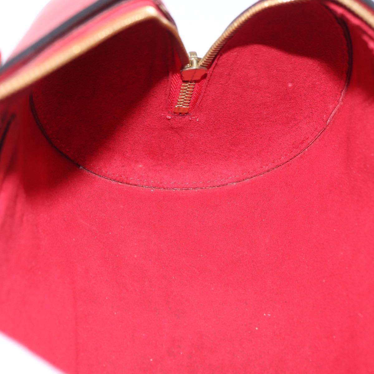 LOUIS VUITTON Epi Soufflot Hand Bag Red M52227 LV Auth 203851V