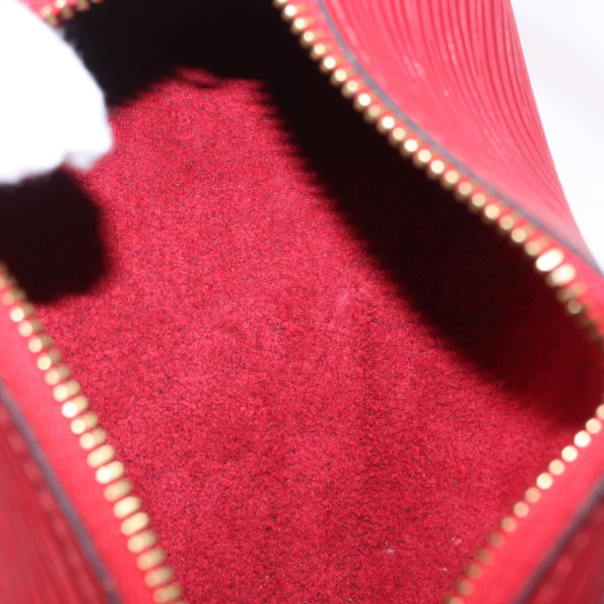 LOUIS VUITTON Epi Soufflot Hand Bag Red M52227 LV Auth 203851V