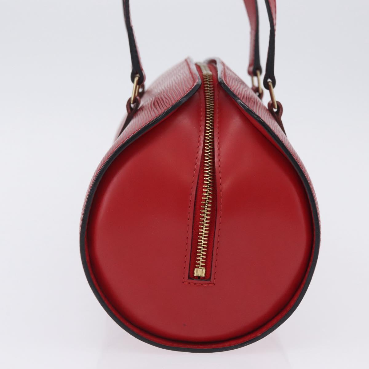 LOUIS VUITTON Epi Soufflot Hand Bag Red M52227 LV Auth 203851V
