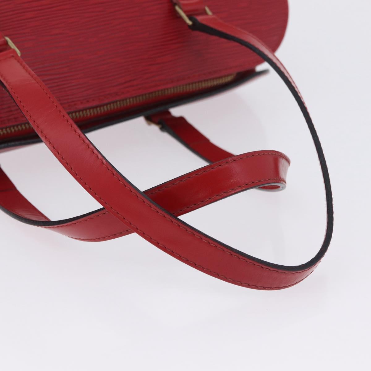 LOUIS VUITTON Epi Soufflot Hand Bag Red M52227 LV Auth 203851V