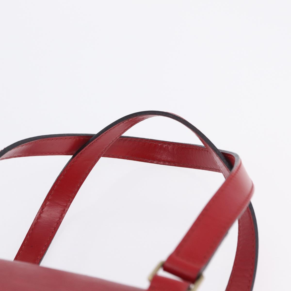 LOUIS VUITTON Epi Soufflot Hand Bag Red M52227 LV Auth 203851V