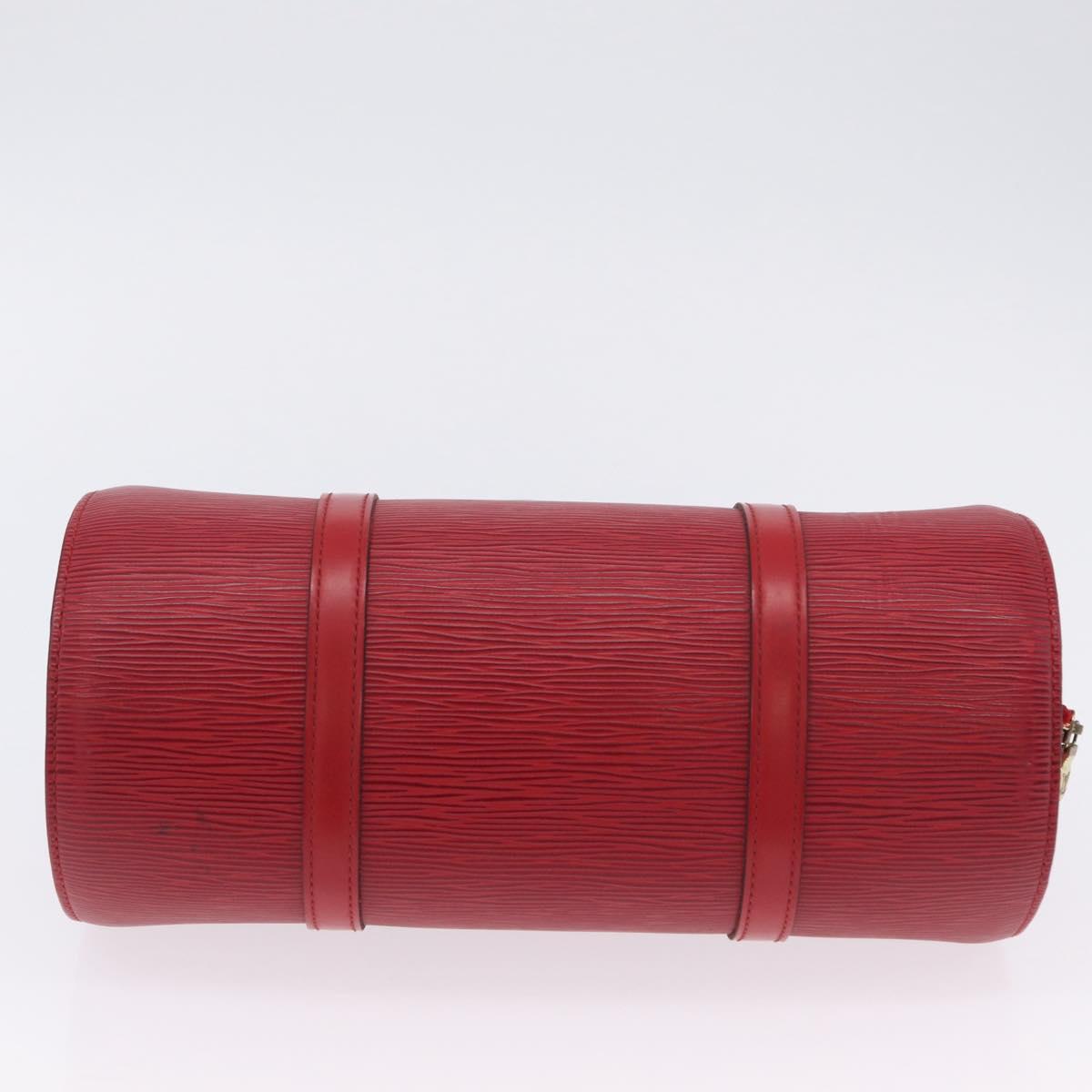 LOUIS VUITTON Epi Soufflot Hand Bag Red M52227 LV Auth 203851V