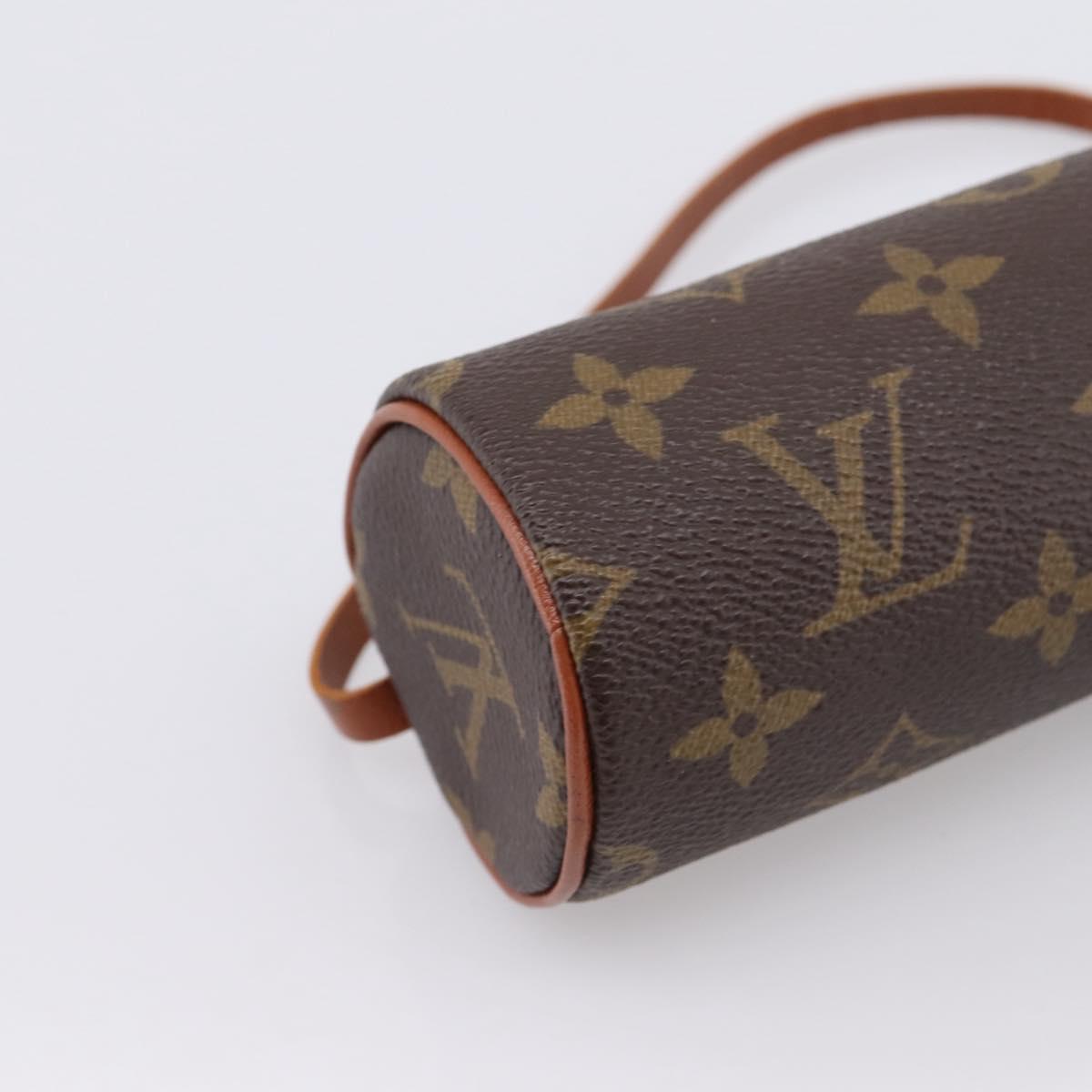 LOUIS VUITTON Monogram Papillon Pouch LV Auth 203854