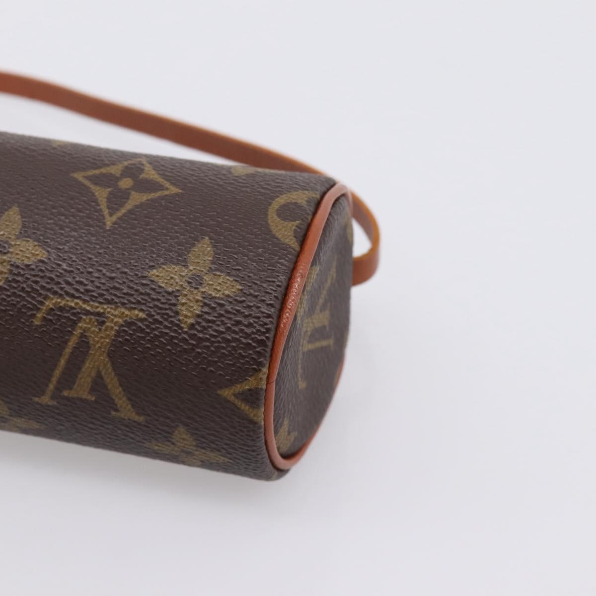 LOUIS VUITTON Monogram Papillon Pouch LV Auth 203854