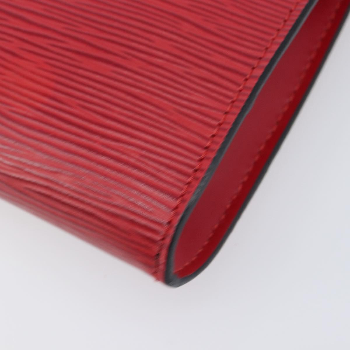 LOUIS VUITTON Epi Pochette Accessoires Accessory Pouch Red M52987 LV Auth 203855
