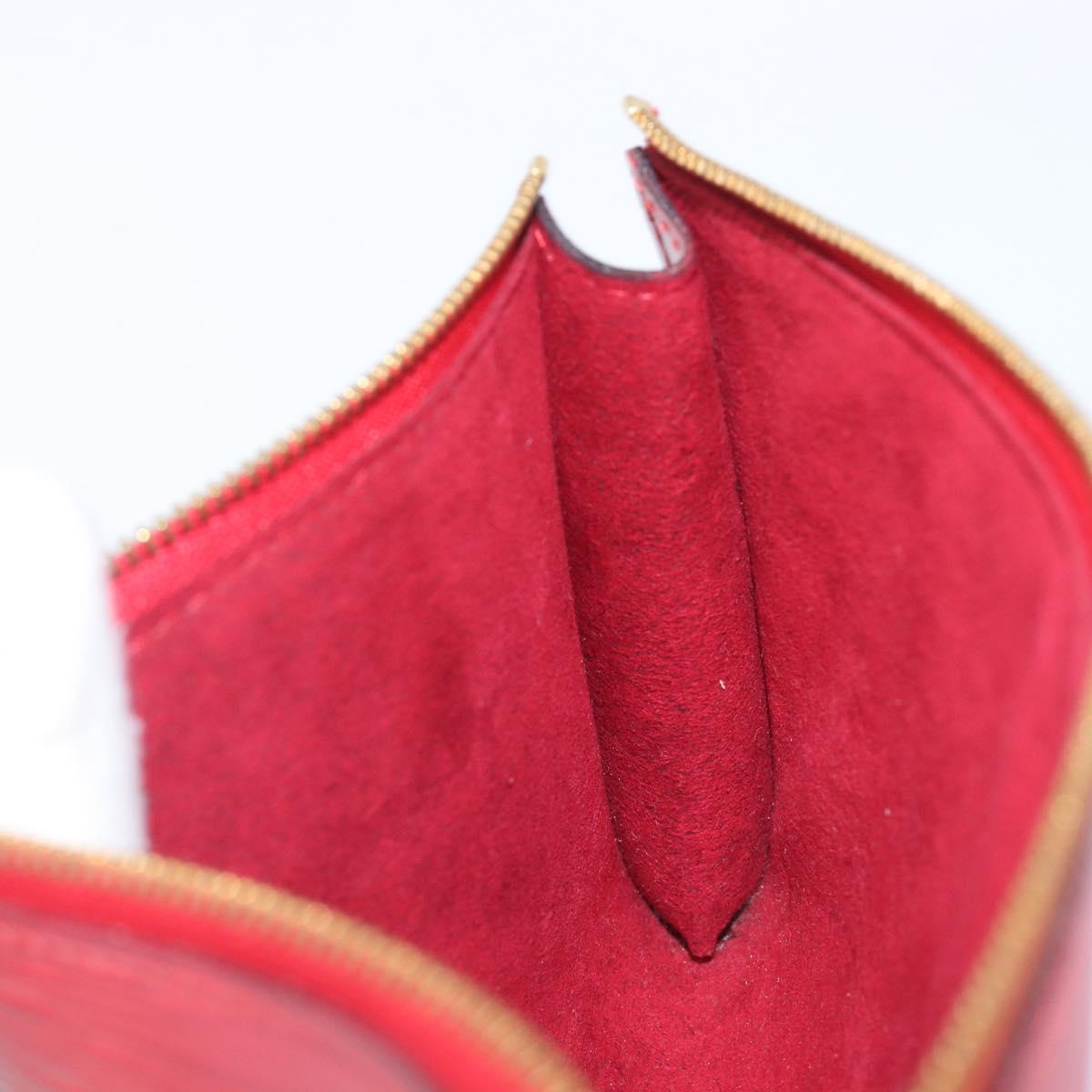 LOUIS VUITTON Epi Pochette Accessoires Accessory Pouch Red M52987 LV Auth 203855