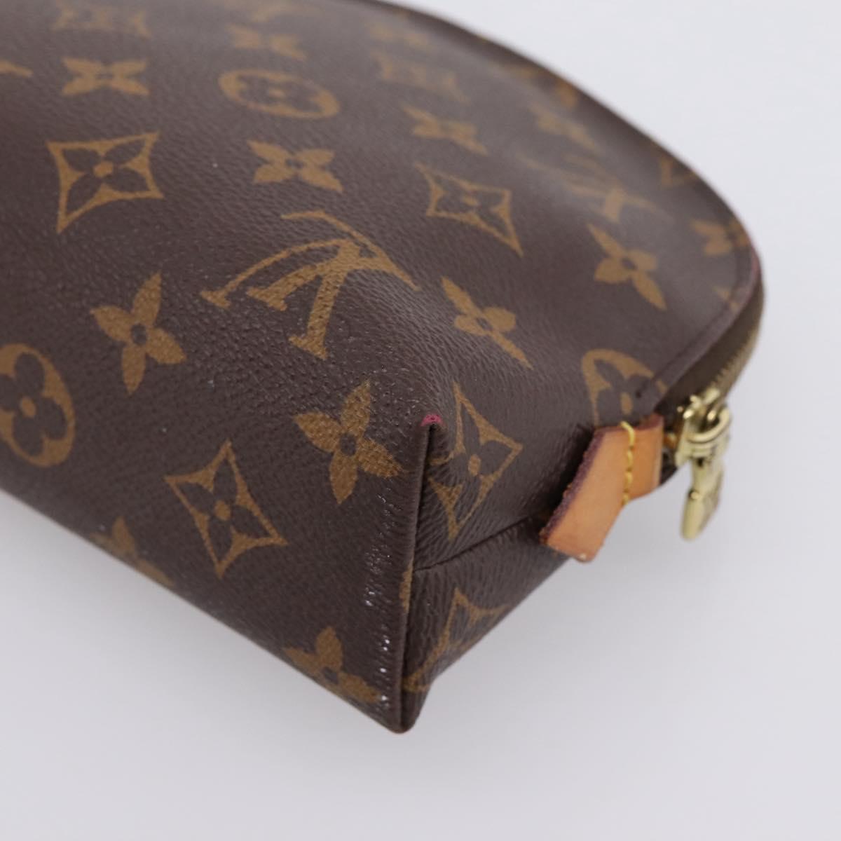 LOUIS VUITTON Monogram Pochette Cosmetic MM Cosmetic Pouch M46579 LV Auth 203856A