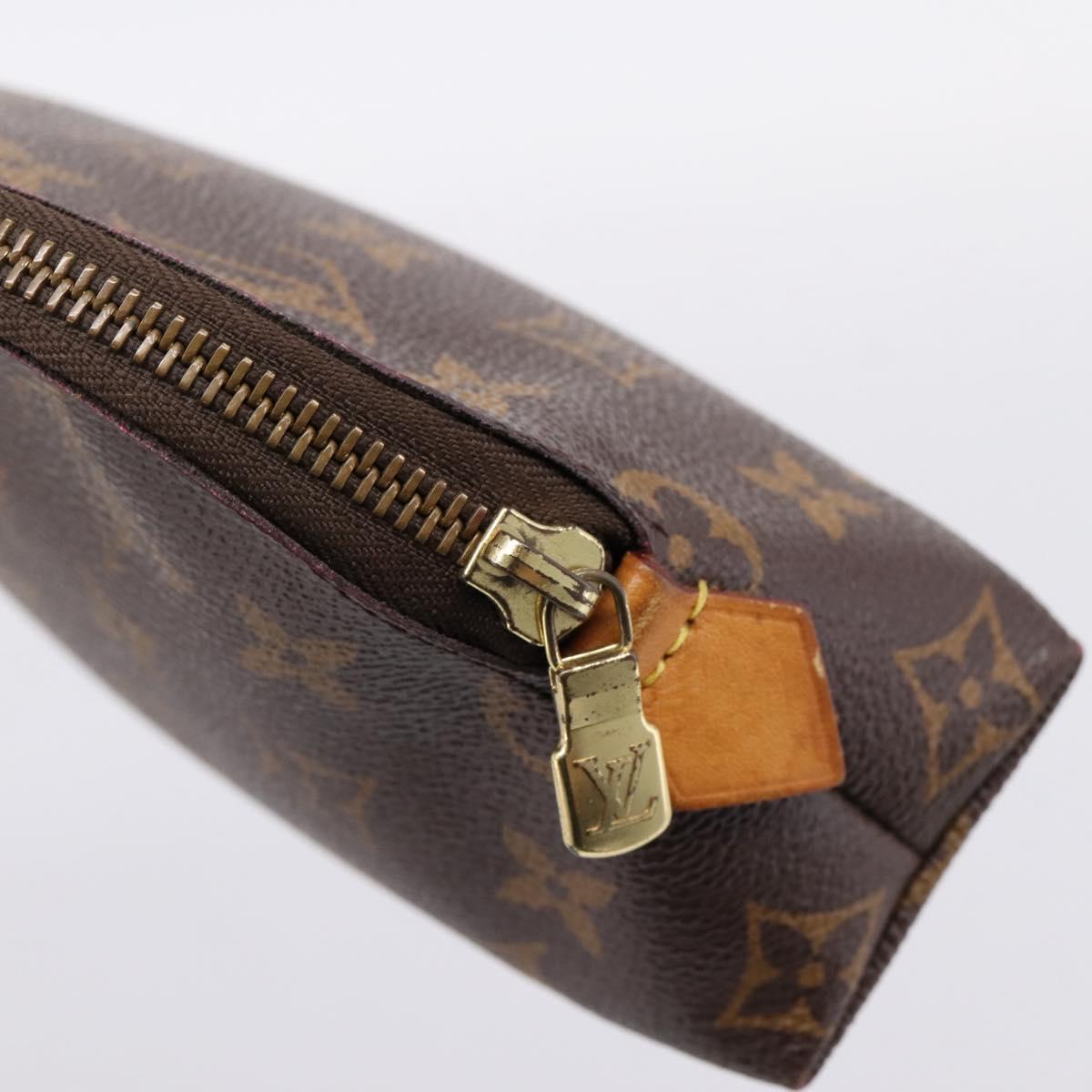 LOUIS VUITTON Monogram Pochette Cosmetic MM Cosmetic Pouch M46579 LV Auth 203856A